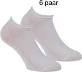 Boru Bamboe Sneakersokken| Sneakersokken Dames | Sneakersokken Heren| 6 paar - Maat 40-46