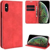 EmpX Telefoonhoesje - Book Case - Geschikt Voor Apple IPhone Xs Max - Rood