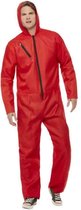 Smiffy's - Boef Kostuum - Spaanse Bank Overvaller Rio - Man - rood - Medium - Carnavalskleding - Verkleedkleding