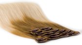 Bighair Clip-in Extension Ombre Donker Asblond/Platina Blond T10/613# 8 banen - 50cm - 150gram