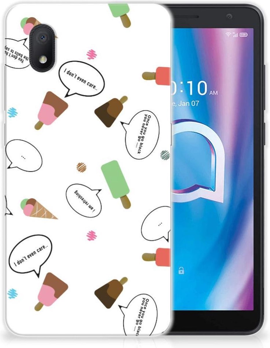 Alcatel 1B (2020) Siliconen Case IJsjes
