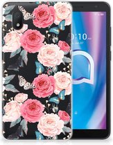 Smartphone hoesje Alcatel 1B (2020) Telefoontas Butterfly Roses