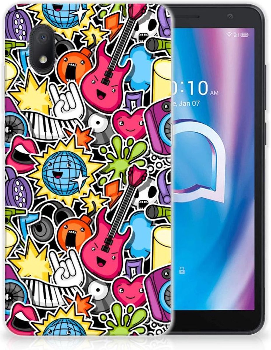 Alcatel 1B (2020) Silicone Back Cover Punk Rock