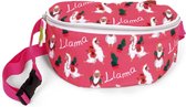 Arditex Heuptas Llama Meisjes 2 Liter Canvas Roze