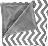 BonBini's® baby dekentje premium, kraamcadeau- unisex  75 x 75 cm- Arrow Grey