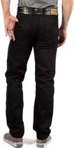 DJX Heren Jeans 221 GEEN STRETCH - Black - W42 X L30