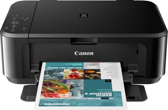 Canon Pixma MG3650S - Zwart (WIFI Printer) + Cartridges: Zwartwit & Kleur