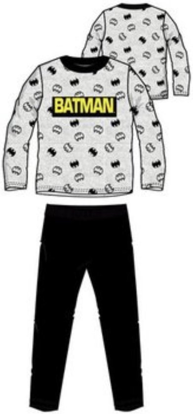 Batman pyjama - grijs - zwart - Maat 98 / 3 jaar