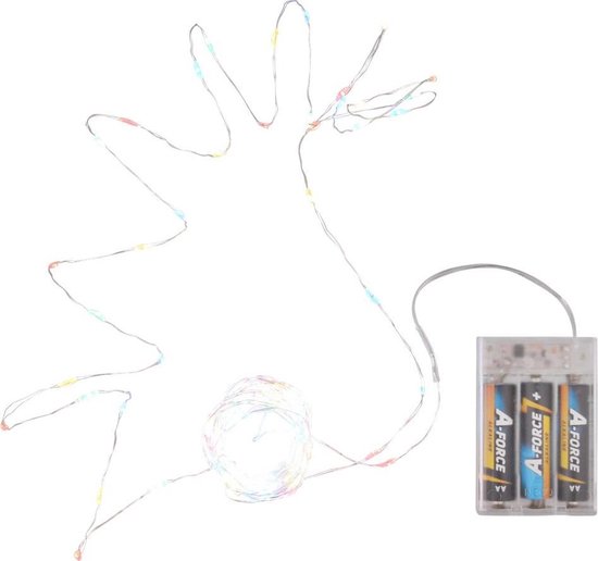 Led - Kerst Verlichting op batterij | 5 meter | 100 led lampjes | Licht  Slinger | | bol.com