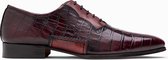 Paulo Bellini Lace Up Shoe Etna Croco Beleza Finaccia