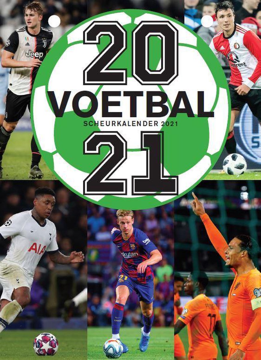 Voetbal 2021. scheurkalender - Edicola Publishing