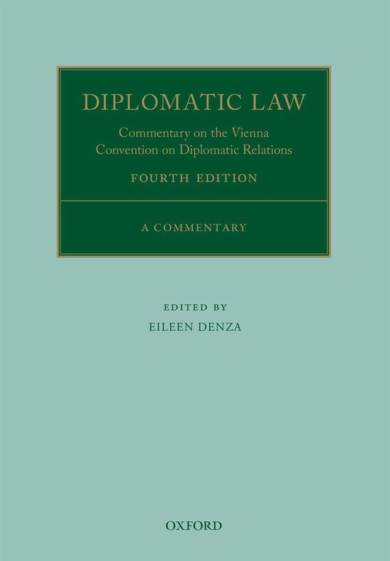 Oxford Commentaries on International Law - Diplomatic Law - cover
