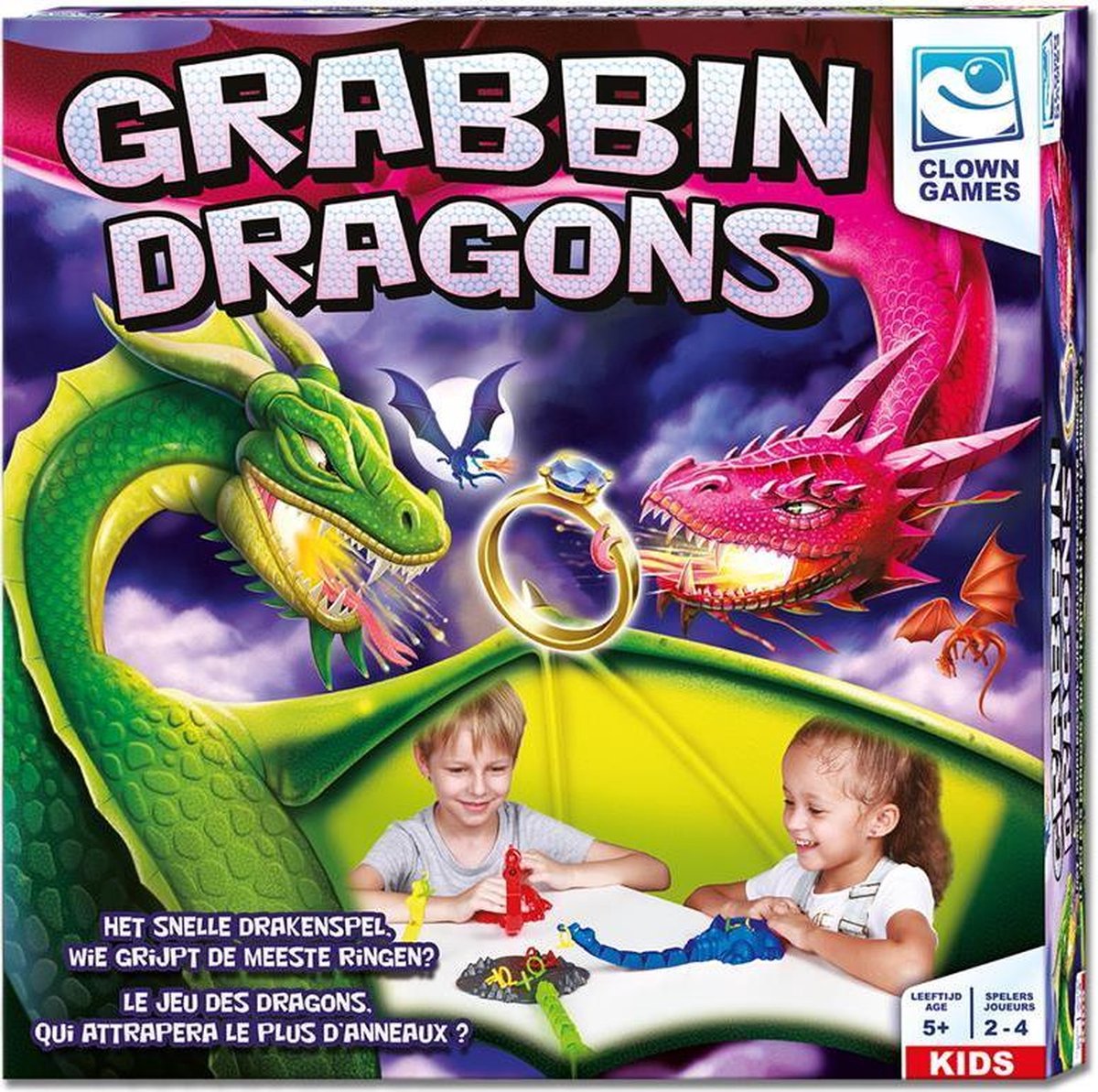 Clown Grabbing Dragons