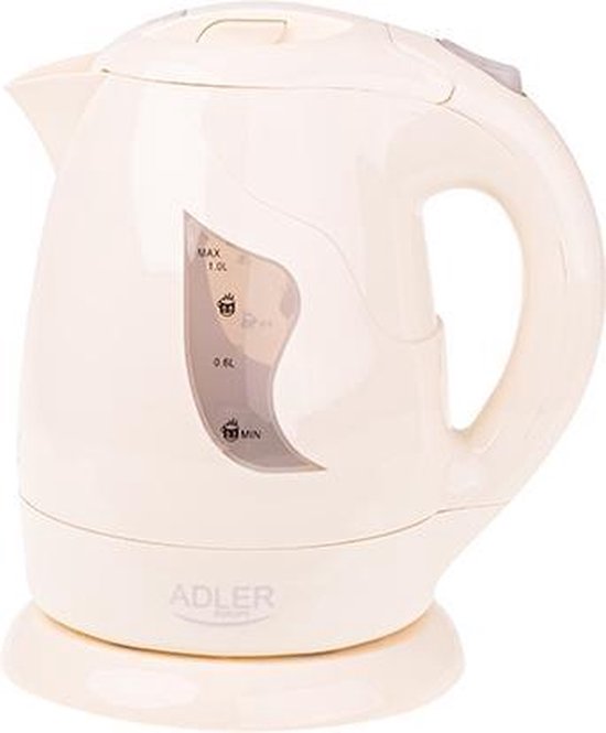 Adler AD08c - Classic waterkoker - 1 liter - 850 watt - 1 liter - Creme