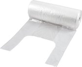 Knoopzak HDPE 22/6 x 49 cm 9 mu transparant