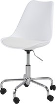 Maison´s stoel – Stoel – Bureaustoel – Office Chair – Chair – Kantoor stoel – Zithoogteverstelling – Draaiende stoel – Wit