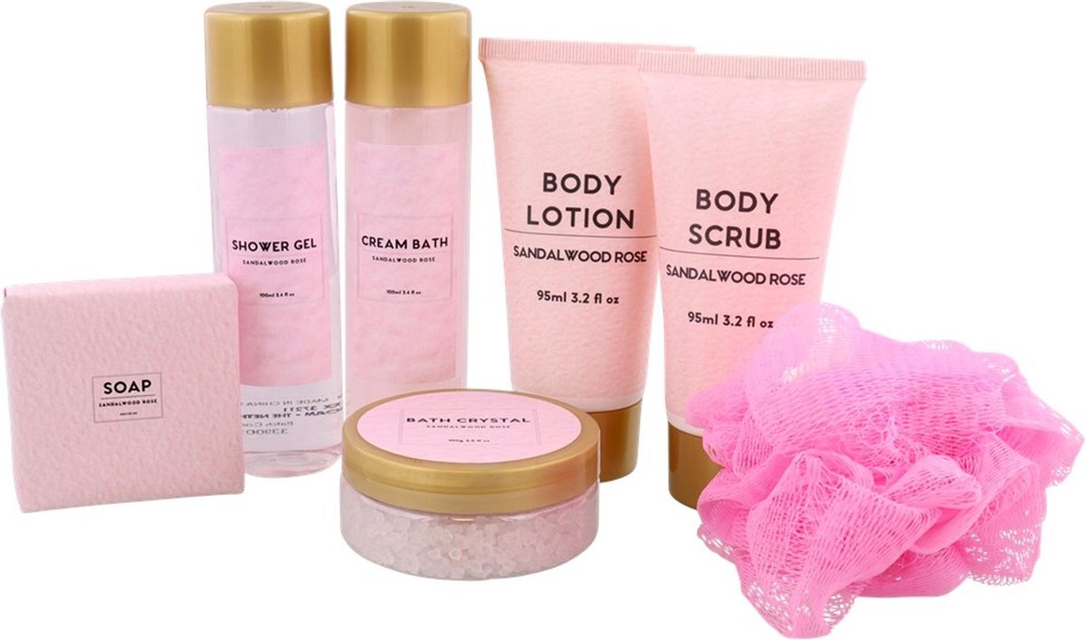 Aimes Giftset Body Care Collection - Cadeaupakket - Bad en douche - Huidverzorging - Luxe Geschenkverpakking - Badcadeau set voor vrouwen