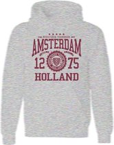 Hoodies adults - Trademark Red - ash grey