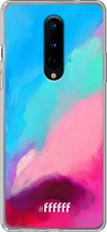 OnePlus 8 Hoesje Transparant TPU Case - Abstract Hues #ffffff