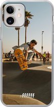 iPhone 12 Mini Hoesje Transparant TPU Case - Let's Skate #ffffff