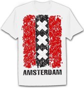 T-shirts adults - Vlag distressed