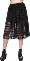 Banned Rok -3XL- FUTURE FLAPPER Zwart