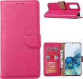 Hoesje Geschikt Voor Samsung Galaxy S20 FE Hoesje Geschikt Voor Samsung Galaxy S20 FE Bookcase / Wallet case - Pink