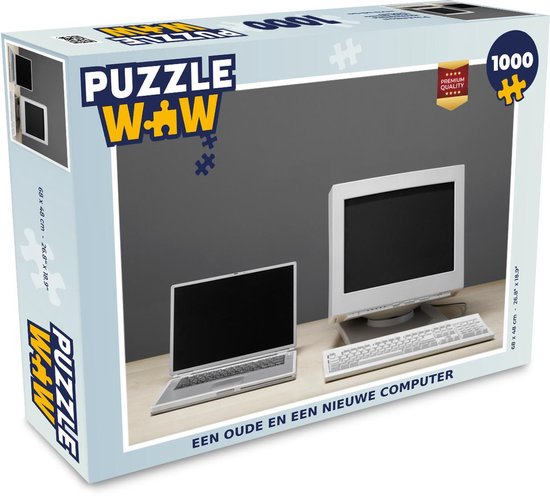 Puzzel Een oude en een nieuwe computer - Legpuzzel - Puzzel 1000 stukjes  volwassenen | bol