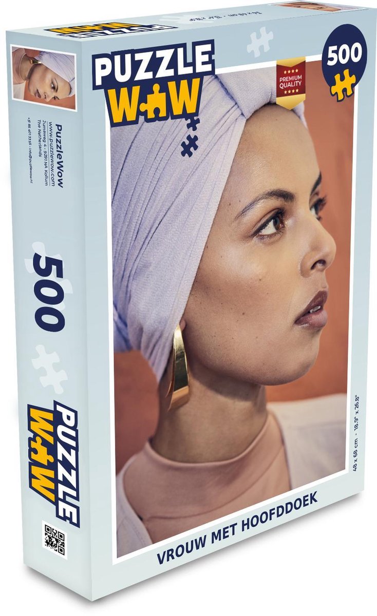 Infrarood Ontoegankelijk Ontrouw Puzzel 500 stukjes Pastel warm - Vrouw met hoofddoek - PuzzleWow heeft  +100000 puzzels | bol.com