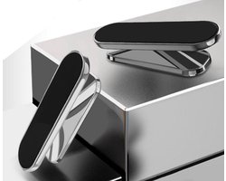 Draaibare Magneet Telefoonhouder Auto Kantelbaar - 360 graden - zwart - universeel