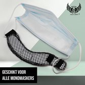 Holy grips - Universeel mondmaskerhouder - oorbeschermer voor volwassenen - wasbaar