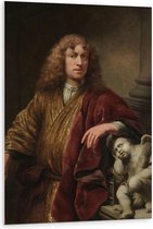 Forex - Oude meesters - Zelfportret, Ferdinand Bol, 1653 - 80x120cm Foto op Forex