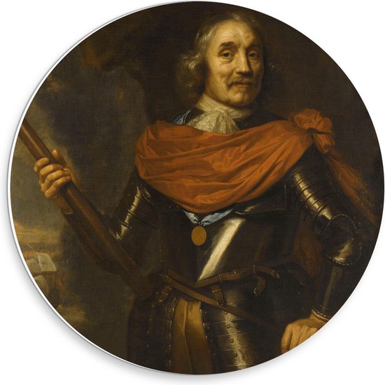 Forex Wandcirkel - Oude meesters - Maerten Harpertsz Tromp, Jan Lievens, 1640 - 1653 - 30x30cm Foto op Wandcirkel (met ophangsysteem)