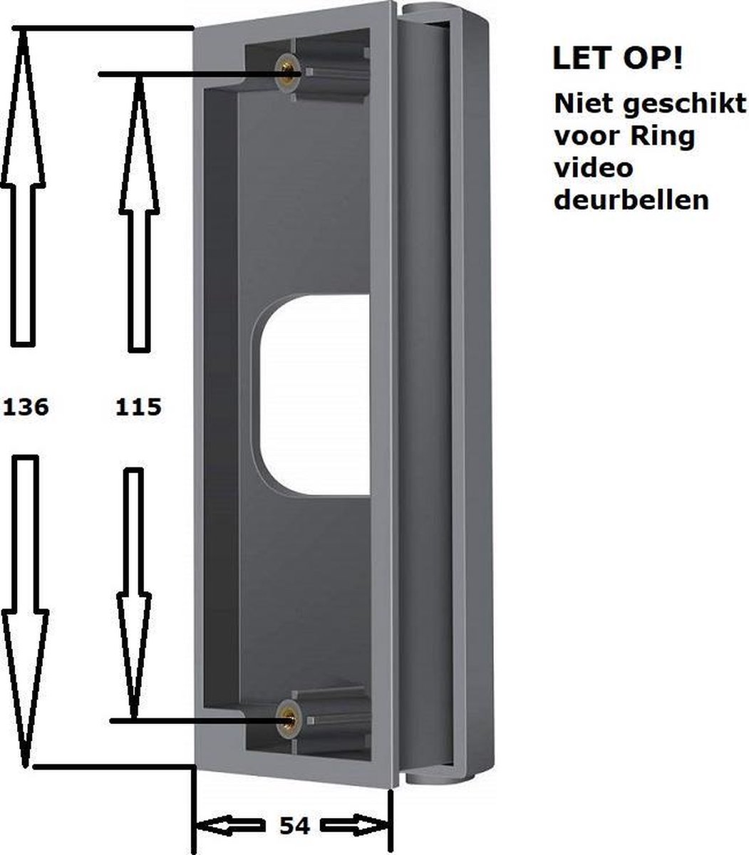 AISVAN Support d'angle antivol pour sonnette vidéo avec angle réglable,  support de montage pour sonnette vidéo 1/2/3/4 support de couvercle non  bloquant le capteur de sonnette : : Bricolage