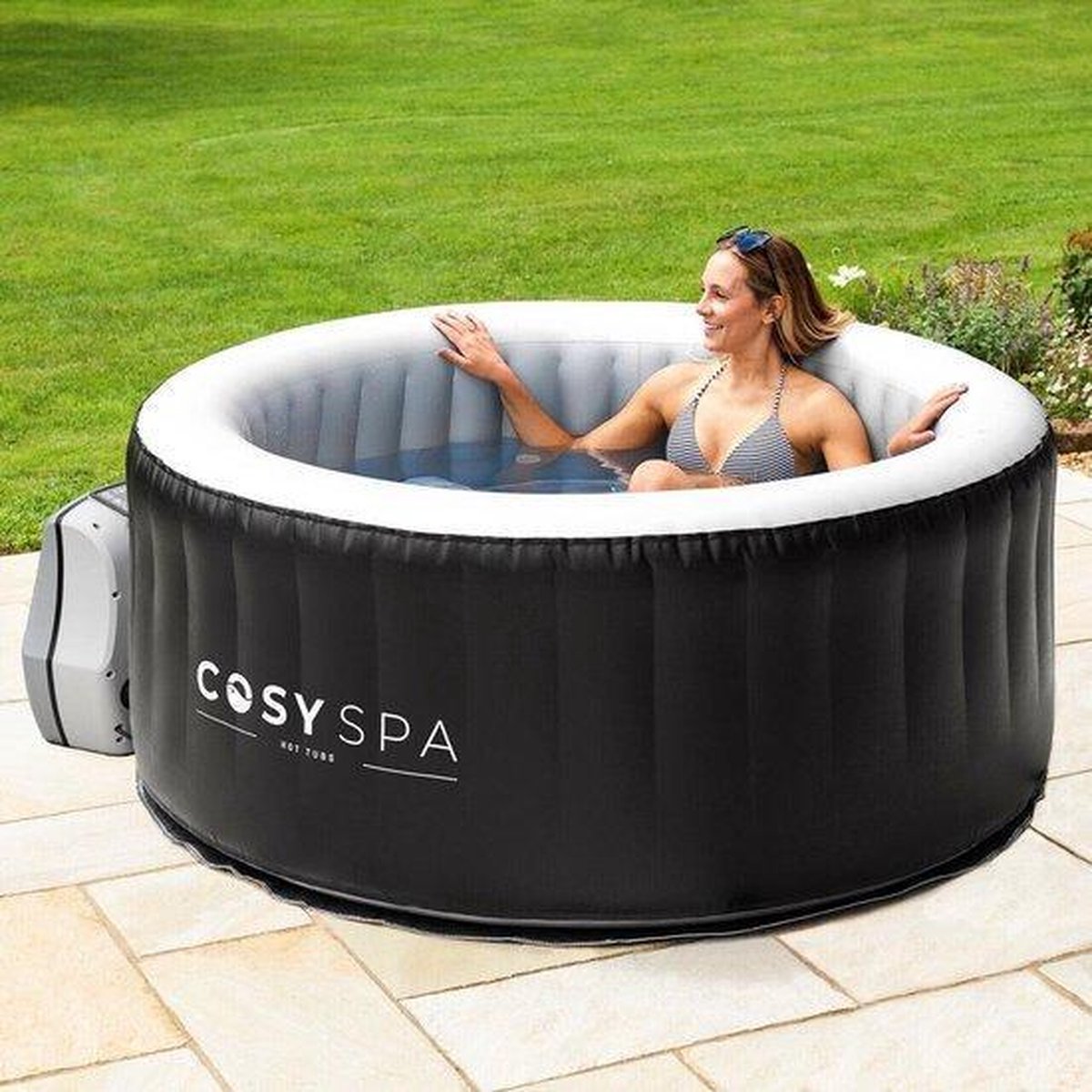 Cosy spa round - jacuzzi gonflable - spa gonflable - bain à bulles  gonflable - jacuzzi... | bol