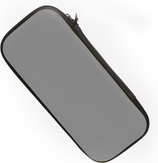 Beschermhoes - Opberghoes - Case - Geschikt voor Nintendo Switch (OLED) - Grijs - Shackways