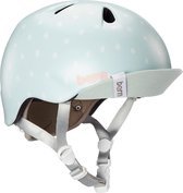 Bern Nina Satin Seaglass Polka Dot - Kinderhelm - XS/S