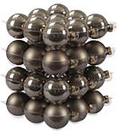 36 glassballs/cap fossil 57 mm | Kerst | Kerstballen