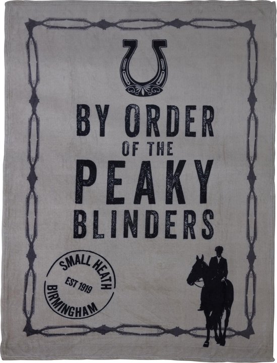 Couverture polaire Peaky Blinders Small Heath - 120 x 150 cm - Polyester |  bol.com