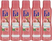 Fa Deospray - Paradise Moments 150 ml - Multipak 5 stuks