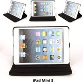 Apple iPad Mini 2-3 Zwart Book Case Tablethoes - 360 Graden Draaibaar