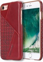 LichtBruin hoesje van Pierre Cardin - Backcover - Stijlvol - Leer - iPhone 7-8 - Luxe cover