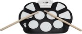 Elektronische Drumkit | Leren drummen | Oprolbare drummat | Met twee pedalen