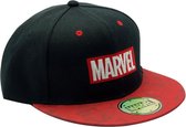 Marvel - Logo Marvel Zwart & Rood snapback