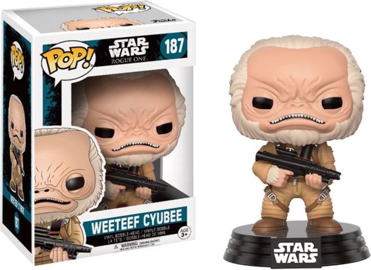 FUNKO Figure POP! Star Wars - Weeteef Cyubee Verzamelfiguur Kinderen