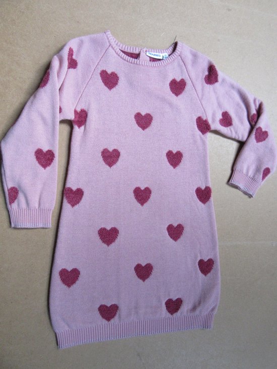 robe noukie's, tricot coeurs roses 3 ans 98
