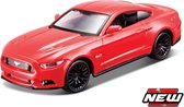 Maisto Ford MUSTANG GT "PULL BACK'' rood schaalmodel 4,5"
