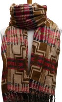 Echarpe en laine de yak - couverture chaude en laine de yak - très grand châle - env.200 x 100 cm