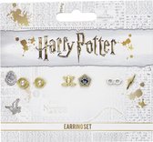 The Carat Shop Stud Earring Set Time Turner / Tijdverdrijvers / Chocolate Frog / Glasses / Lightning Bolt - Harry Potter Jewelry