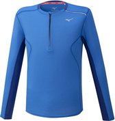 Mizuno Sportshirt - Maat M  - Mannen - blauw/donekr blauw